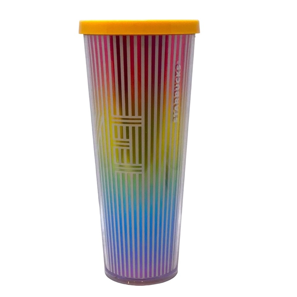 🍄 PRIDE Starbucks 24oz. Tumbler - missing straw